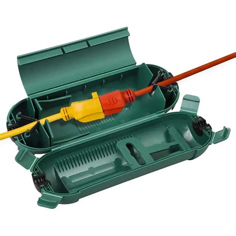 metal junction box with extension cord|outside extension lead waterproof box.